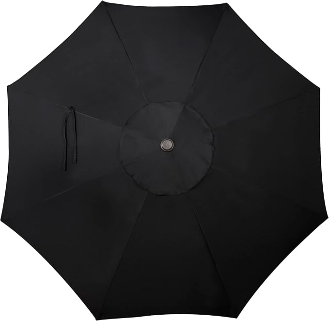 Blissun 9' Outdoor Patio Umbrella, Outdoor Table Umbrella, Yard Umbrella - Image 4