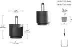 2 Pcs Wall Mounted Hanging Planter Vase - Image 2