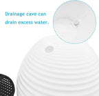 4 Pack 8 inch Hanging Planter Pots, Self-Watering Round Hanging Basket - Image 4