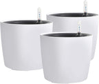 KINJOEK 3 Packs 7 Inch Self Watering Pot by KINJOEK