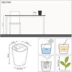 Lechuza 14900 Deltini Self-Watering Planter - Image 7