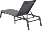 VEVOR 2 Pcs Chaise Lounge Chairs Outdoor, Aluminum Patio Lounge Chair - Image 10