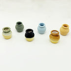 Miniature Terracotta Pots, 6 Pieces Mini Ceramic Clay Flower Pots Pottery - Image 7