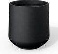 Kante 15.3" Dia Round Concrete Planter, Outdoor Indoor Large Plant Pots by Kante