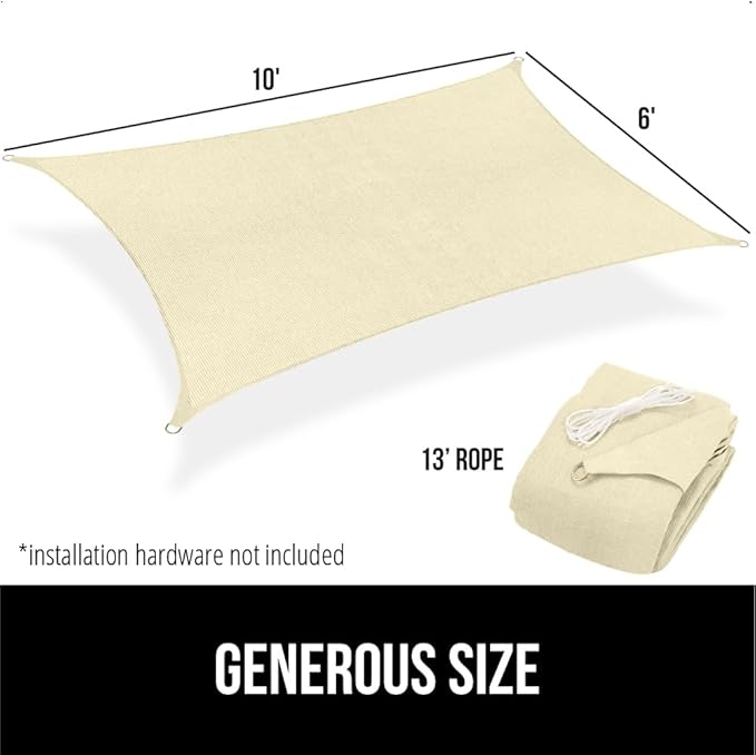 GORILLA GRIP Heavy Duty Sun Shade, UV Protection Fade Tear and Rust Resistant - Image 9