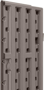 Suncast 2 Pack 4 Cubic Feet Resin Single Shelf Garage Wall Storage Cabinet - Image 9
