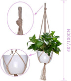 Plant Hanger, 10 Pieces 40'' Macrame Plant Hangers, Hanging Planters - Image 2