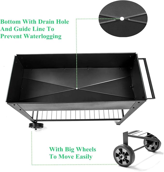 31.5" Tall Raised Garden Bed - Image 4