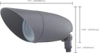 Nuvo 62/1208 One Light 12.2-Inch LED Landscape Floodlight, 3000K/1240 Lumens - Image 5
