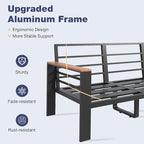 Aoxun Aluminum Patio Furniture Set 7 Seats, Oversized Outdoor Sectional - Image 5