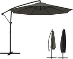 Outsunny 10 ft Offset Patio Umbrella by Outsunny