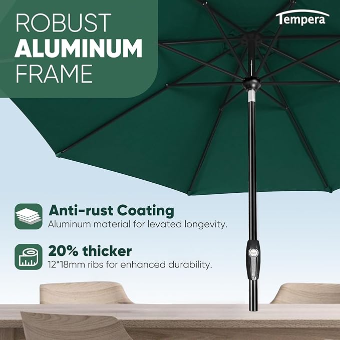 Tempera Patio Market Outdoor Table Umbrella - Image 5