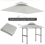 Grill Gazebo Replacement Top, 5 * 8 Outdoor BBQ Top Cover, Double Layer BBQ - Image 6