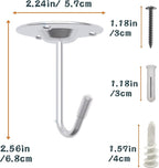 NACETURE Ceiling Hooks for Hanging Plants 3 Pack - Image 5