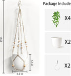 Comtelek 2 Packs Fake Hanging Plant - Image 3