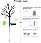 Solar Garden Lights Garden Decor, Solar Flowers Outdoor Decorative, Pathway - Image 4