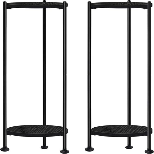 2-Pack Plant Stand Indoor Outdoor, Heavy Duty Indoor Plant Shelf, 2 Tier by Lilybud--lily