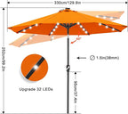 ABCCANOPY Durable Solar Led Patio Umbrellas - Image 2