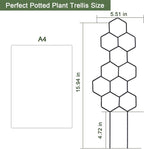 Small Trellis for Potted Plants, 15.94 inch Metal Plant Trellis for Climbing - Image 6