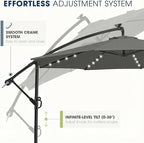 wikiwiki 10ft Solar LED Patio Umbrella - Image 6