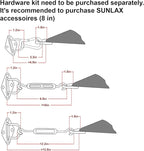 SUNLAX Sun Shade Sail 16' x 20' Butter Cream Rectangle Canopy Sail Shade Cover - Image 3