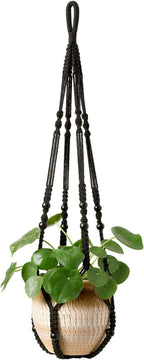 Mkono Macrame Plant Hanger Indoor Hanging Planter Basket - Image 8