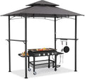 AECOJOY 8' x 5' Outdoor Grill Gazebo Canopy, BBQ Canopy by AECOJOY