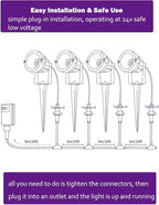 Elenora Christmas Spotlights Outdoor, All-in-ONE RGBW Halloween Spot Lights - Image 6