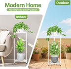 iDavosic.ly 2 Tier Corner Plant Stand Indoor, Tall Vertical Metal Flower Heavy - Image 7