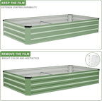 Galvanized Raised Garden Bed Outdoor | Metal Raised Garden Bed - Image 8