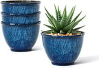 Plant Pots, 8 Inch Glaze Plastic Flower Pots by Vanslogreen