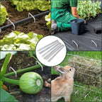 FEED GARDEN 4 Inch 25 Pack Galvanized Landscape Staples 11 Gauge Anti-Rust - Image 7