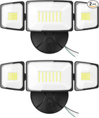 Onforu 2 Pack 75W Flood Lights Outdoor, 7000LM LED Flood Lighting Outdoor by Onforu