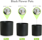 10/8/6 inch Large Deep Plant Pots - Image 6