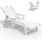 Patio Chaise Lounge Chair, Oversized Lounge Chair Outdoor by THOEOE