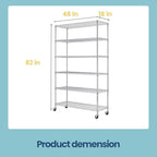 BestOffice | 6-Tier Wire Storage Shelves - Image 3