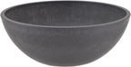 PSW Pot Collection M30DC 12-inch Plastic/Stone/Wood Composite Low Bowl Planter - Image 2