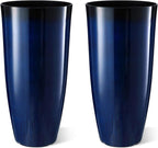 Glitzhome 30" H Tall Planters for Outdoor Plants, Large Flower Pots by Glitzhome