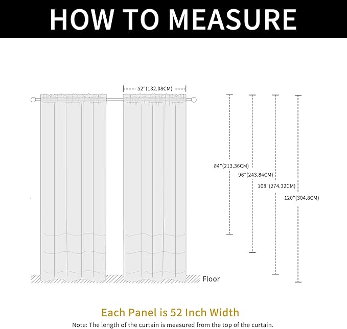 SpaceDresser Waterproof Outdoor Sheer Curtains - Image 3