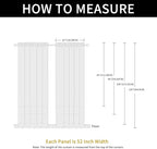 SpaceDresser Waterproof Outdoor Sheer Curtains - Image 3