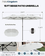 5-Piece White Outdoor Dining Set - Image 5