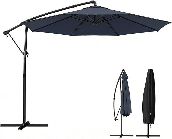Outsunny 10 ft Offset Patio Umbrella by Outsunny