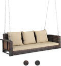 VINGLI Heavy Duty 800 LBS Wicker Hanging Porch Swing by VINGLI