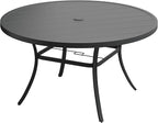 VICLLAX 50" Outdoor Round Patio Table by HOME