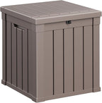 40 Gallon Resin Deck Box, Lockable Patio Outdoor Storage Box by OutdoorLivingPerfected