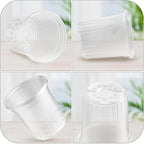 30 Packs 1 Gallon Reinforced Clear Nursery Pots - Image 5