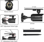 Solar Lights Outdoor Motion Sensor Flood Lights 2000LM IP67 Waterproof Security - Image 7