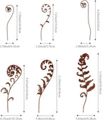 Metal Flowers for Outside, Yard Art Outdoor Plant Decorations for Pots - Image 6