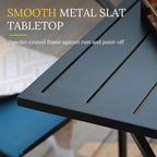 VICLLAX Patio Dining Set for 2, Outdoor Furniture Set Includes Small Table and - Image 3