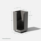Veradek Block Series Pedestal Planter - Image 3